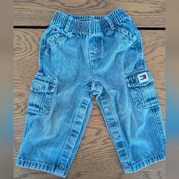 Tommy Hilfiger Other - 12M-18M - Y2K Tommy Hilfiger - Baby Light Blue Denim Cargo Jeans